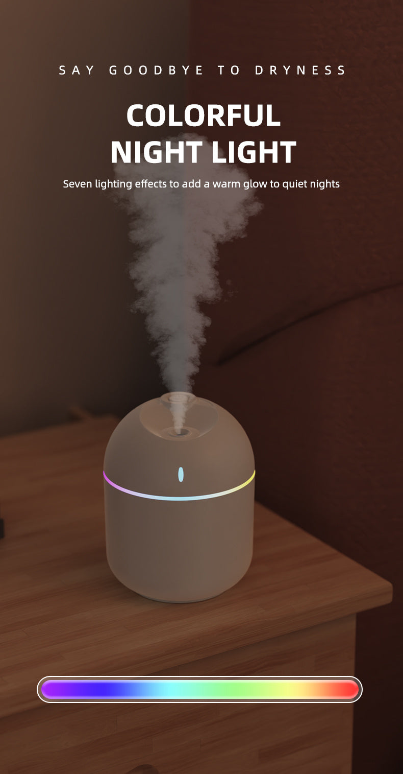 270ml Cool Mist Aroma Humidifier with LED