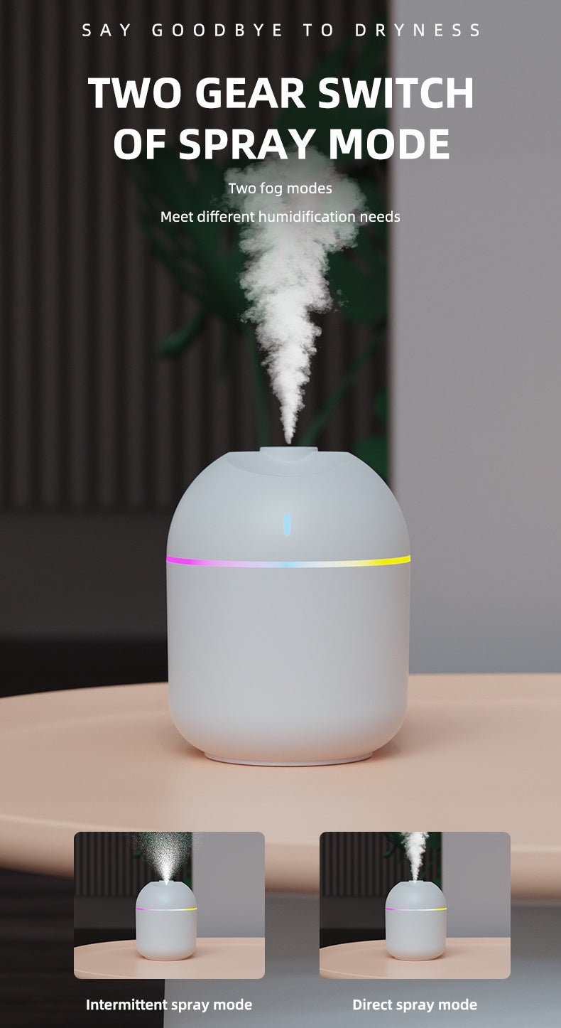 270ml Cool Mist Aroma Humidifier with LED