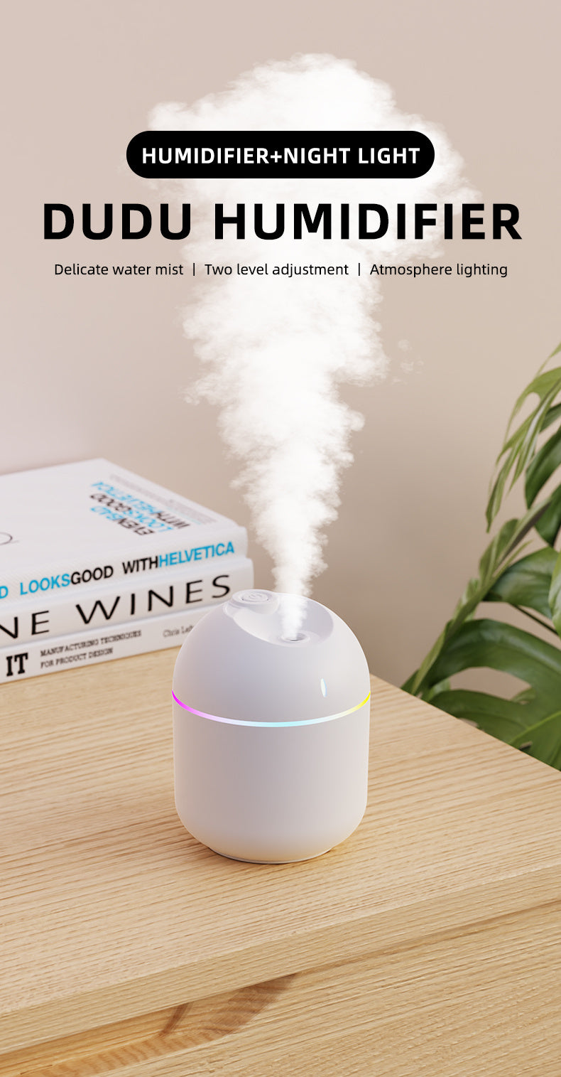 270ml Cool Mist Aroma Humidifier with LED