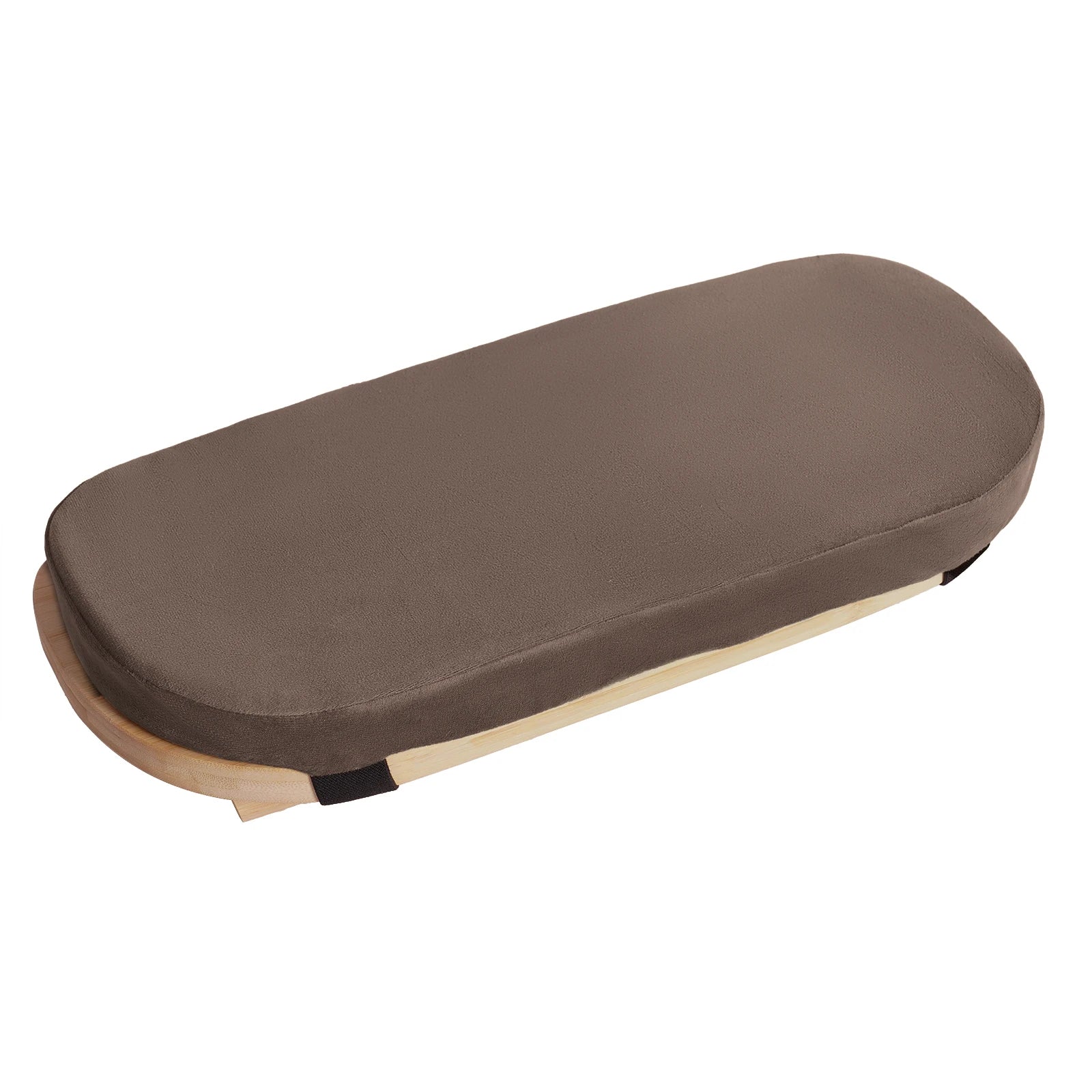 Foldable Bamboo Meditation Bench with Cushion