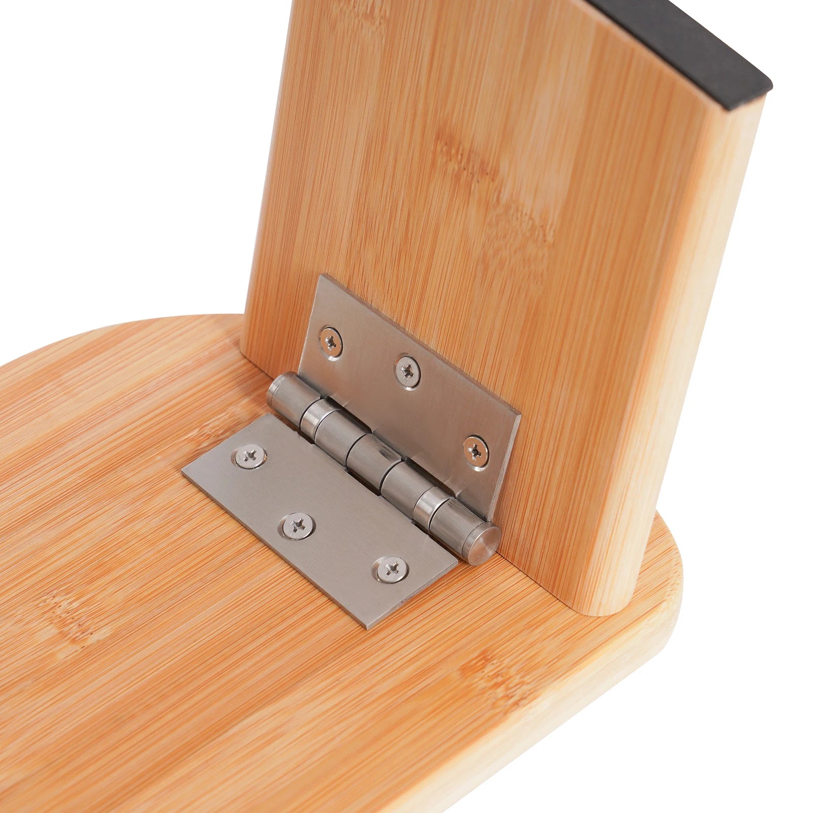 Foldable Bamboo Meditation Bench with Cushion