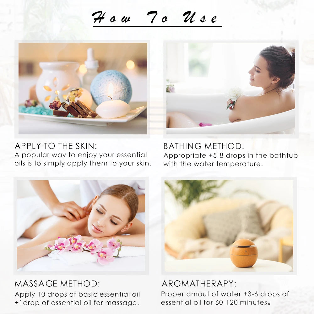 100ml Essential Oil with Dropper – Aromatherapy