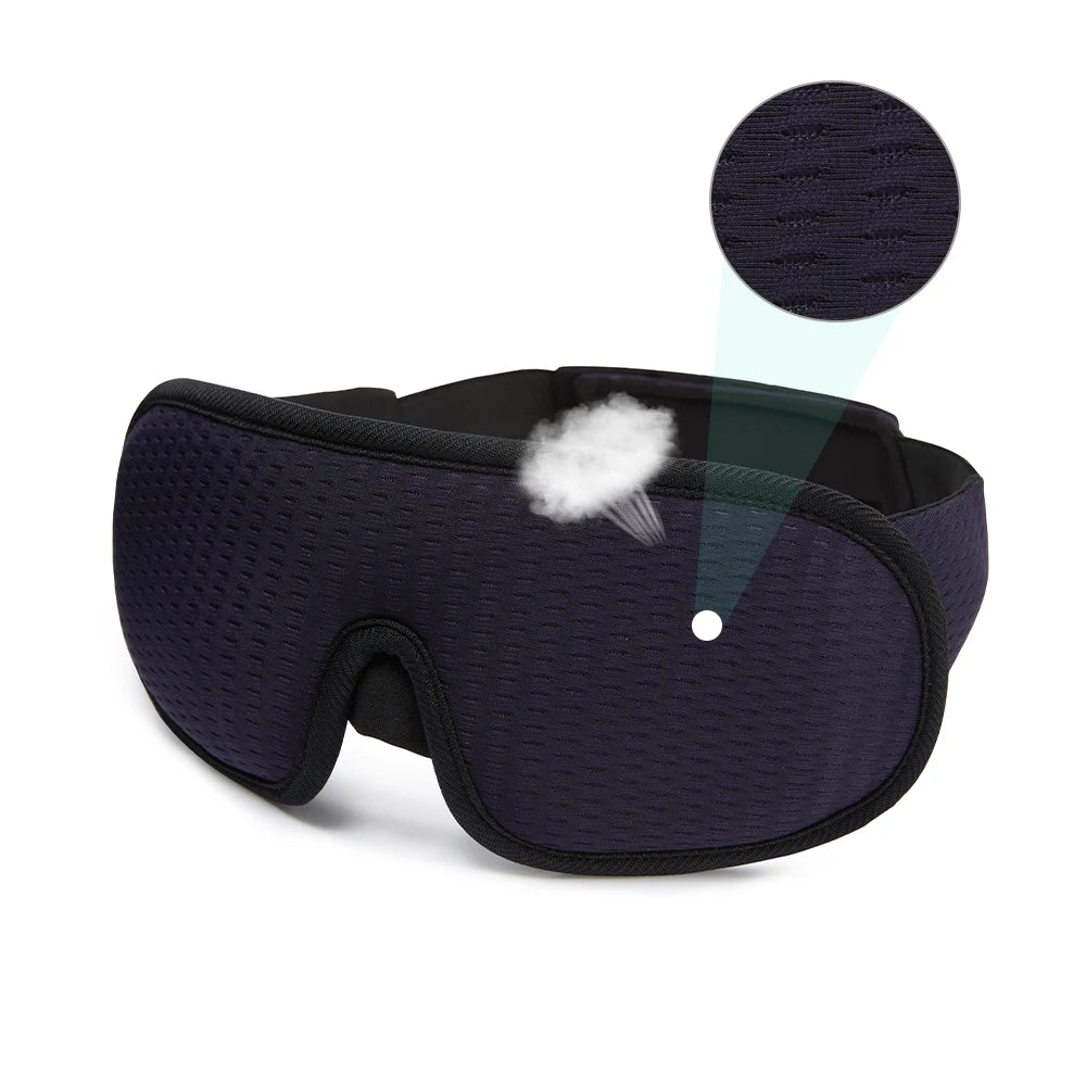 3D Sleeping Mask – Soft Contoured Eye Shade Blindfold Sleep Aid