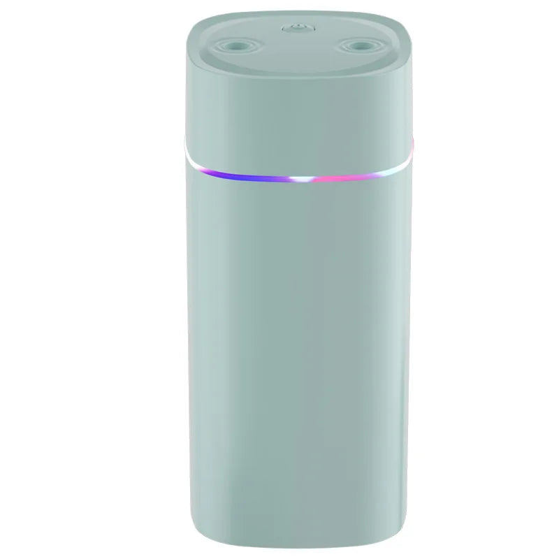 Dual-Nozzle USB Humidifier – Super Mist & Quiet