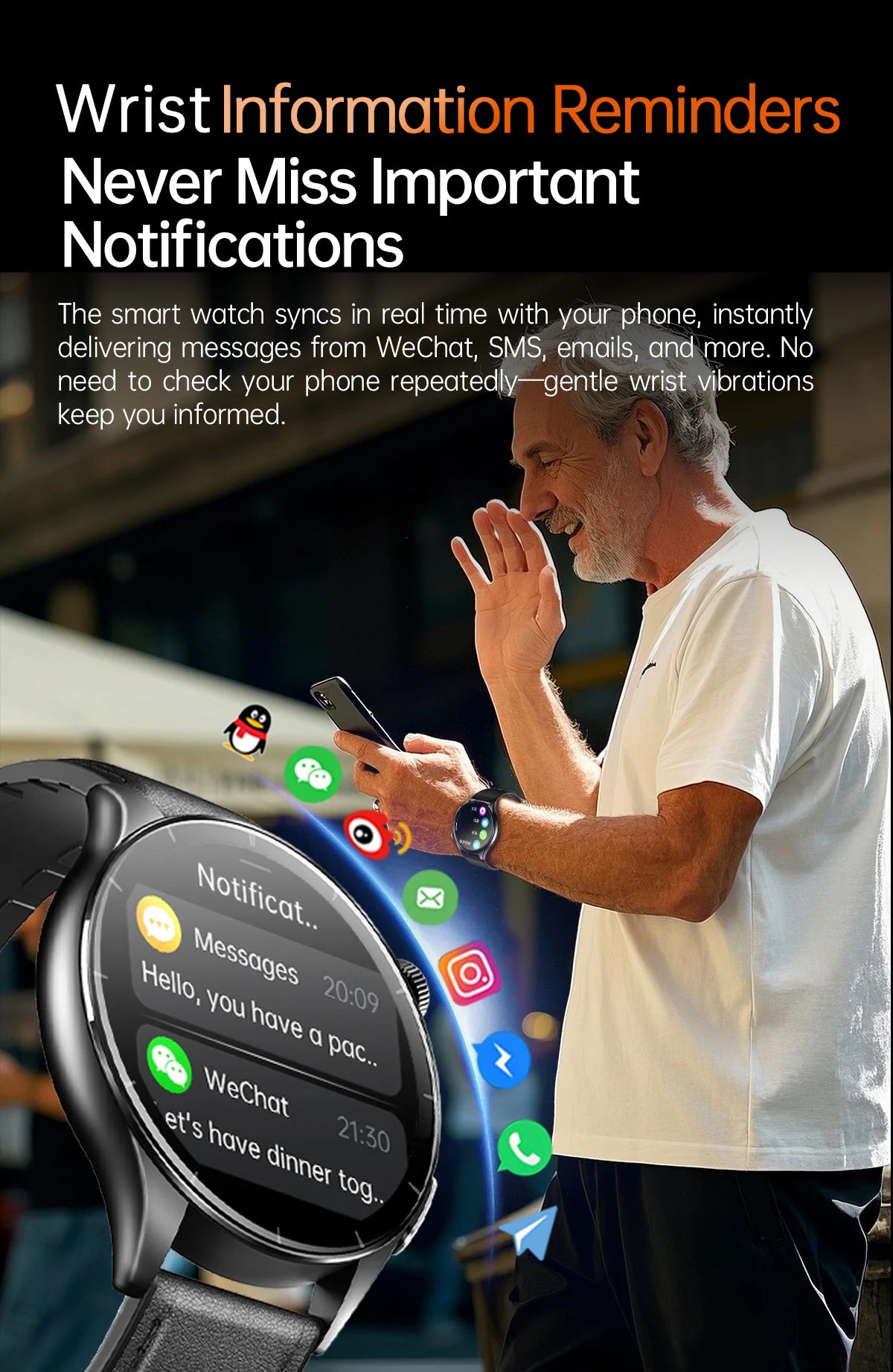 2025 ECG+PPG Smart Health Watch