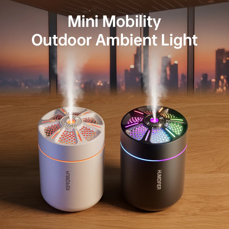 180ml Aromatherapy Air Humidifier with LED Lights