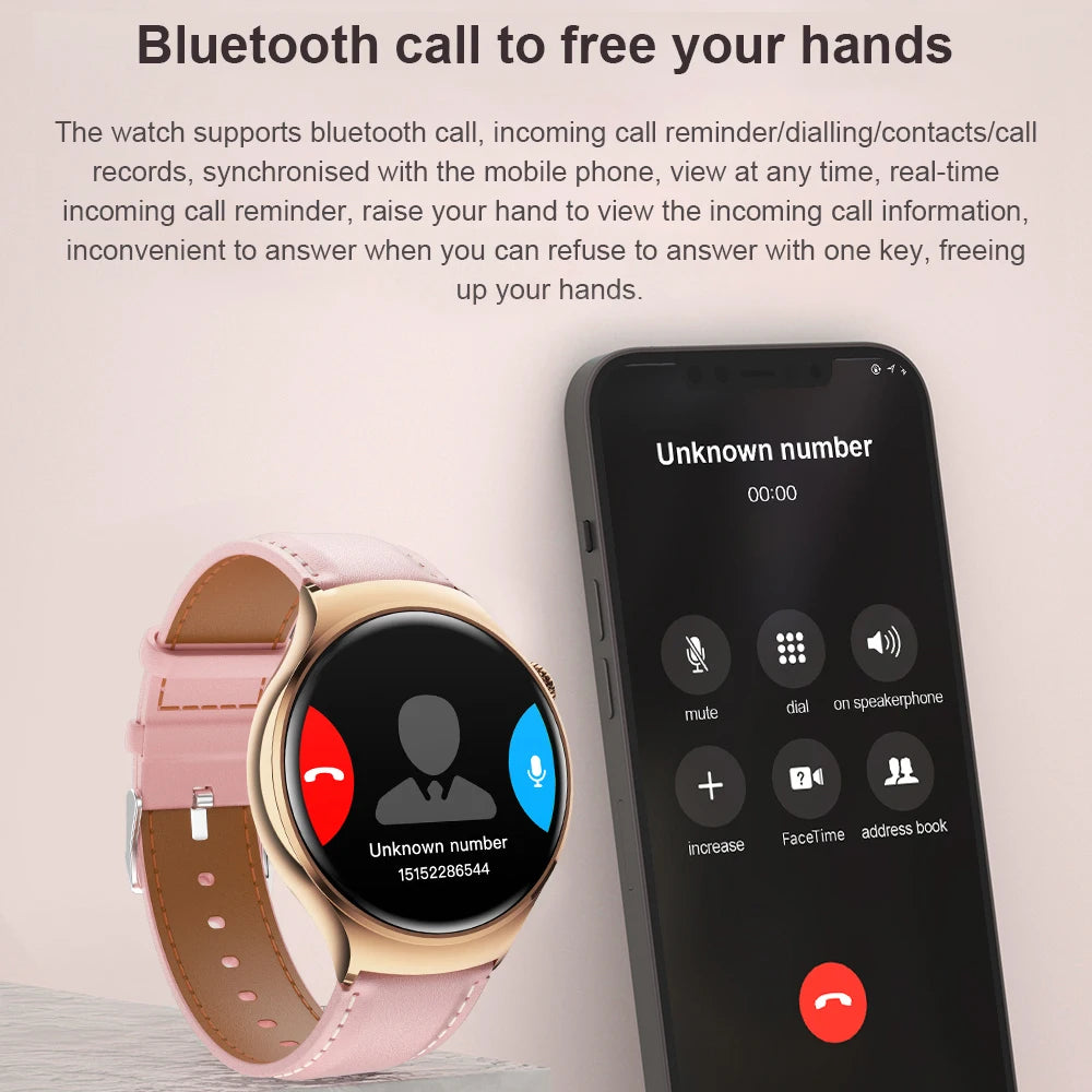 2025 Women’s GPS Smartwatch – NFC & Bluetooth
