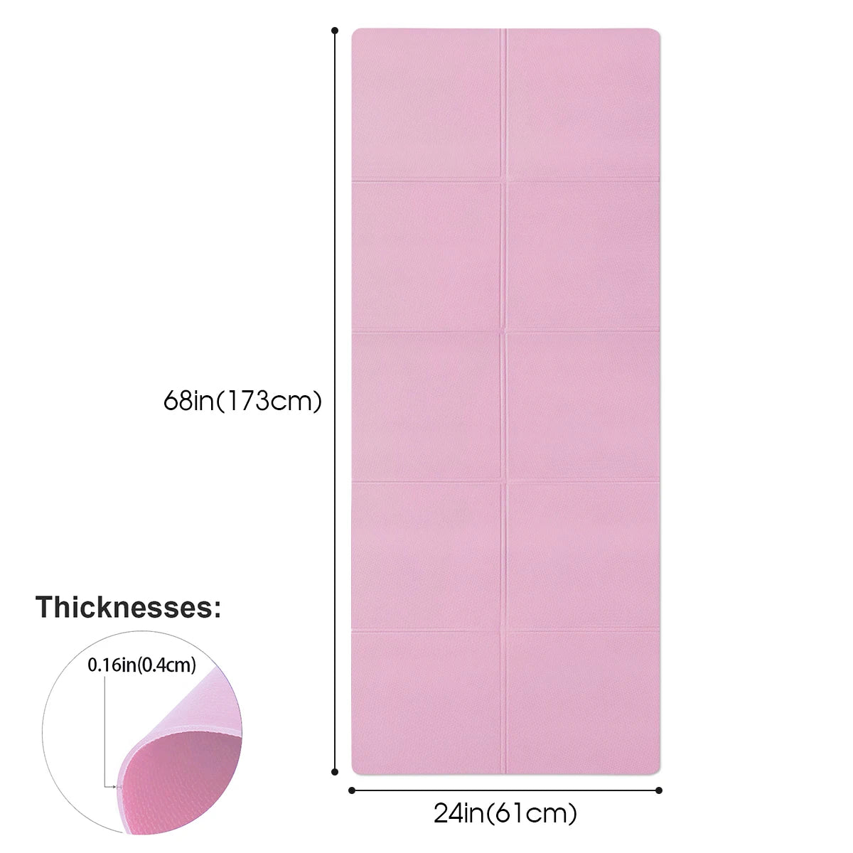 4mm Anti-Slip EVA Yoga & Fitness Mat