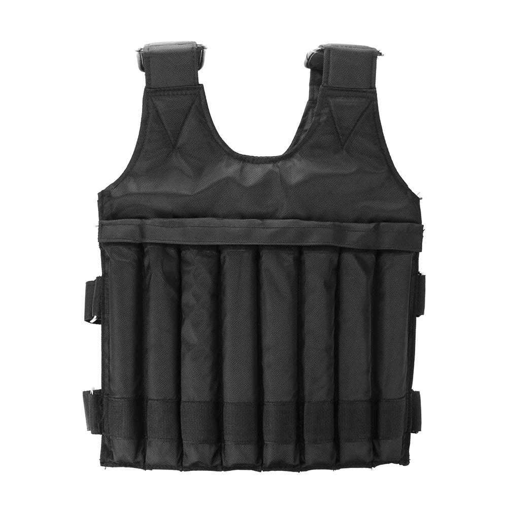 Adjustable Weighted Training Vest – 3/15/35kg Fitness Running Weight Jacket