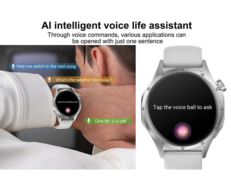 2025 Men’s GPS Smartwatch – AMOLED & NFC