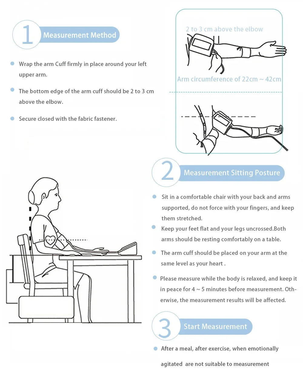 Digital Upper Arm Blood Pressure Monitor