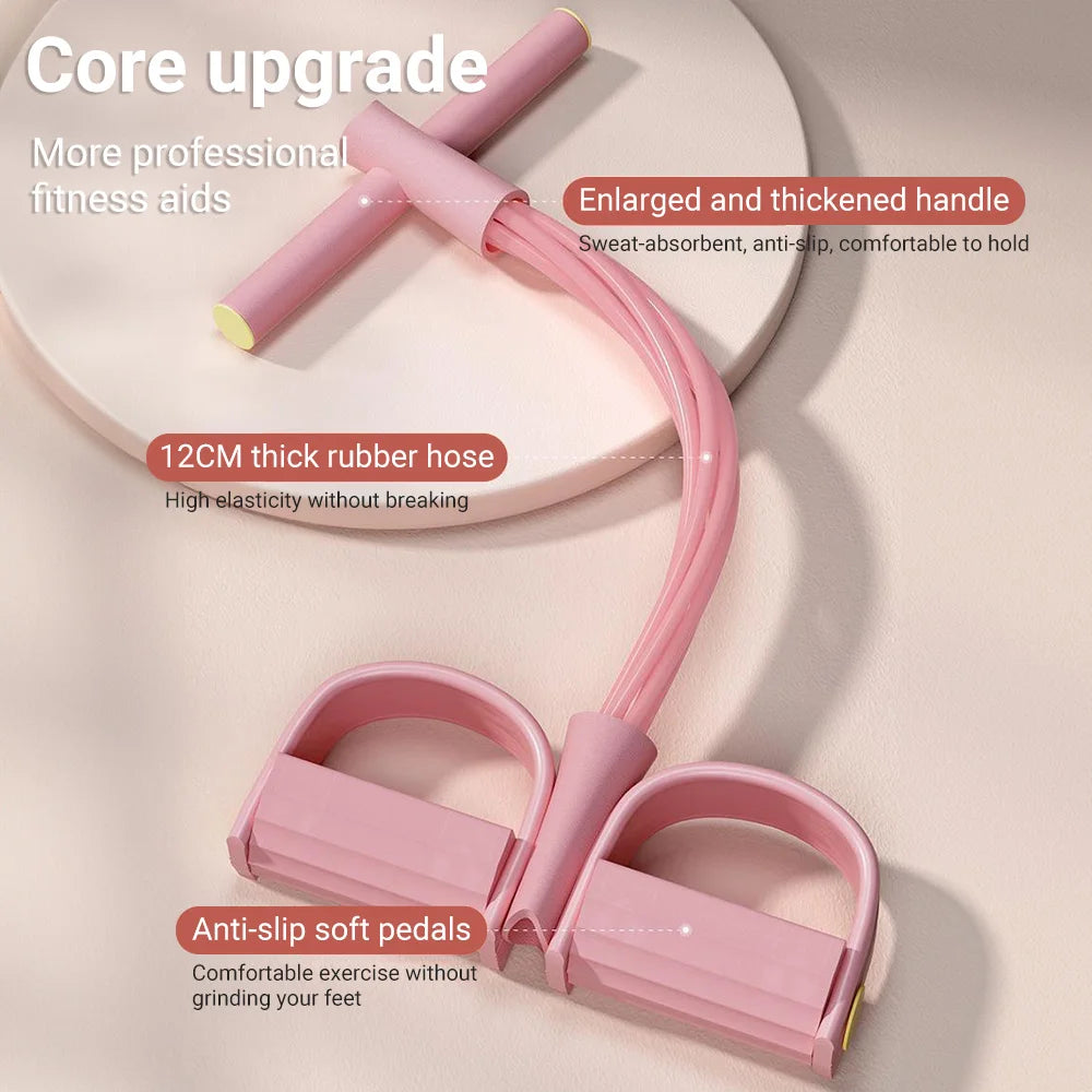 6-Tube Resistance Band with Pedal Puller