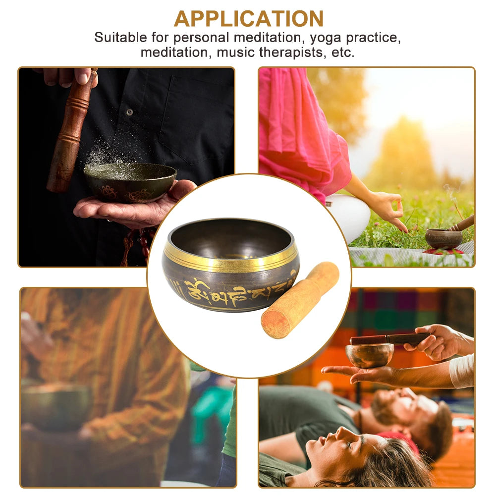 Buddha Tibetan Metal Singing Bowl