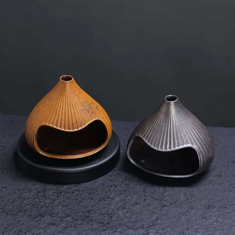 Ceramic Mount Fuji Incense Burner