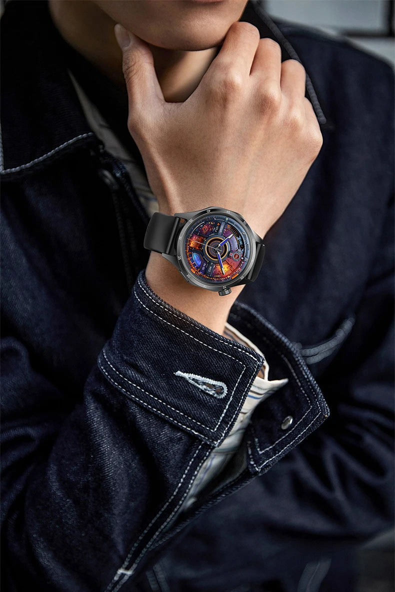 2025 Men’s GPS Smartwatch – AMOLED & NFC