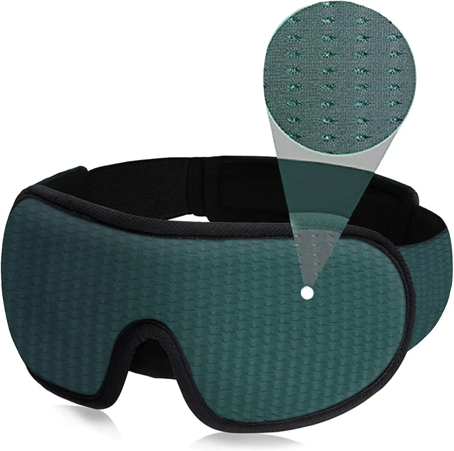 3D Padded Sleep Mask – Light-Blocking Blindfold