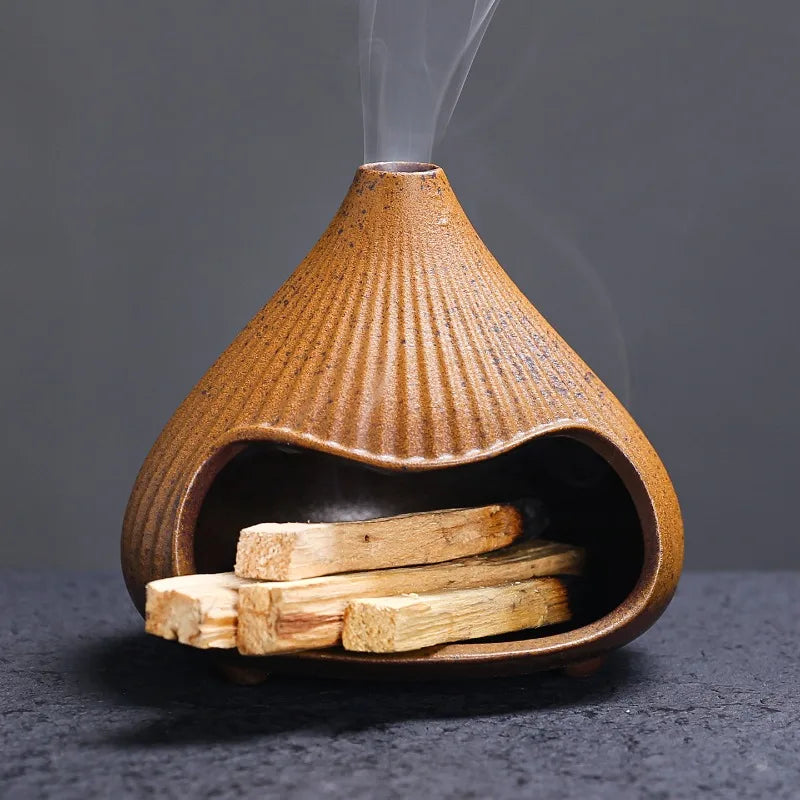 Ceramic Mount Fuji Incense Burner
