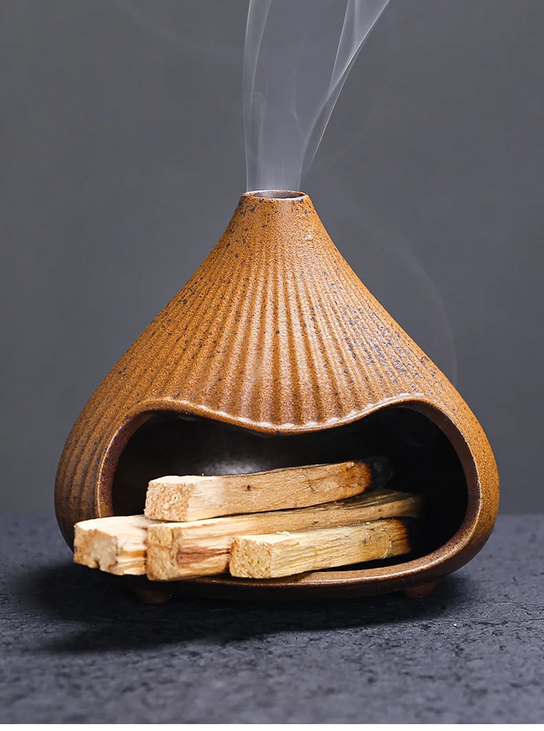 Ceramic Mount Fuji Incense Burner
