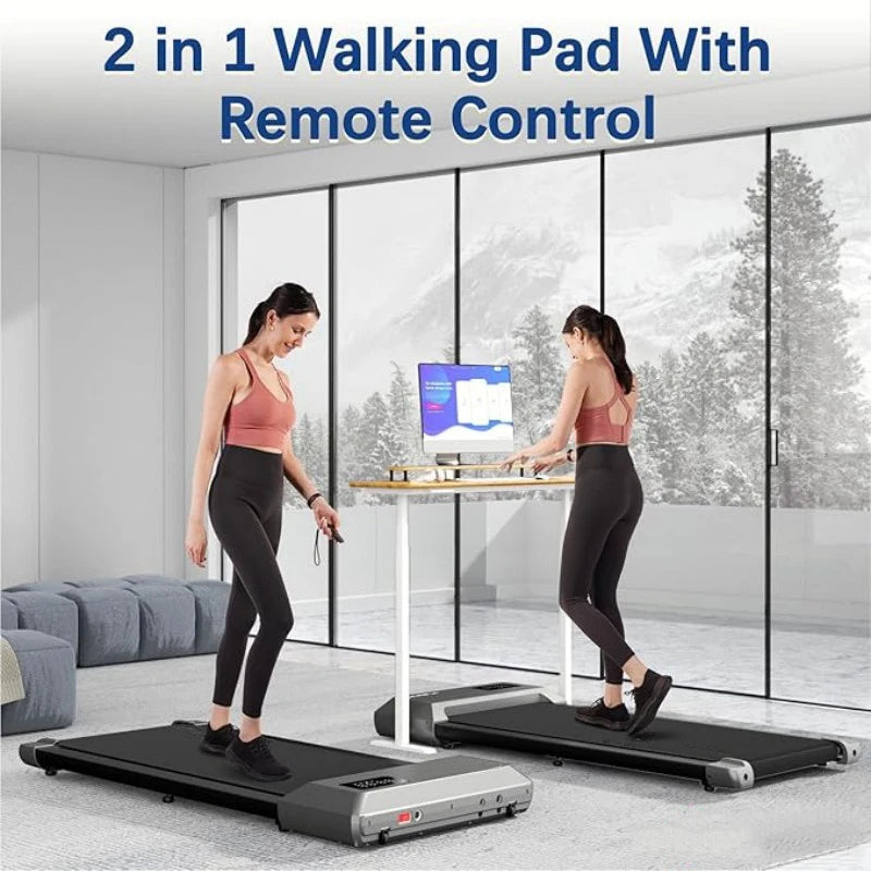 2.5HP 300lbs Treadmill for Home – 2-in-1 Walking Pad & Running Machine with LCD Display