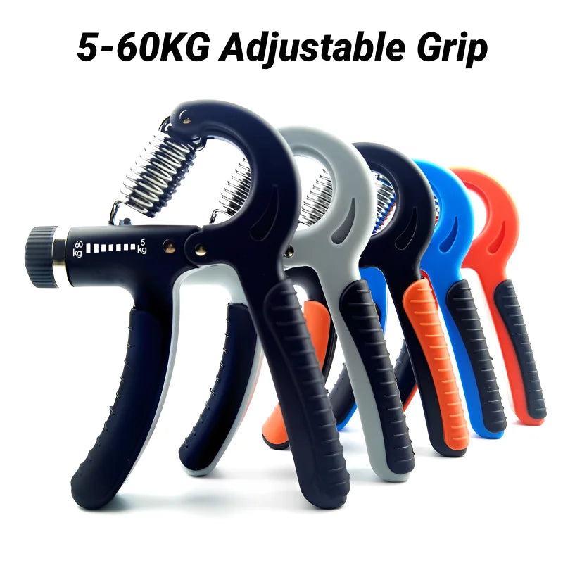 5-60KG Adjustable Hand Grip Strengthener – Forearm & Finger Exerciser Trainer