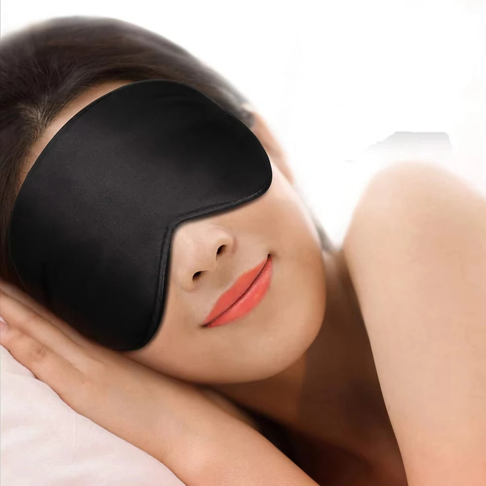 3D Sleep Mask – Soft Memory Foam Eyeshade Light Blocking Blindfold for Sleeping