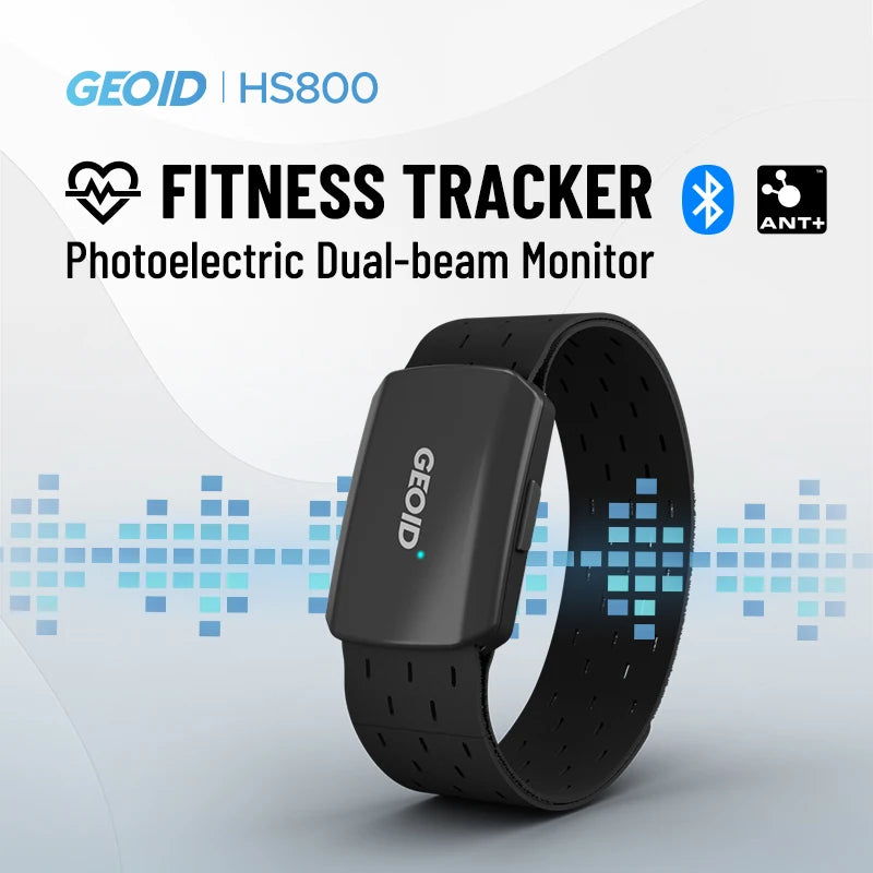 GEOID HS800 Armband Heart Rate Monitor with HS500 Chest Strap