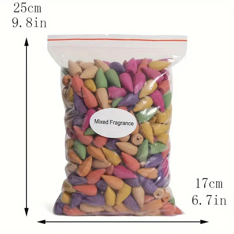 Mixed Scent Backflow Incense Cones