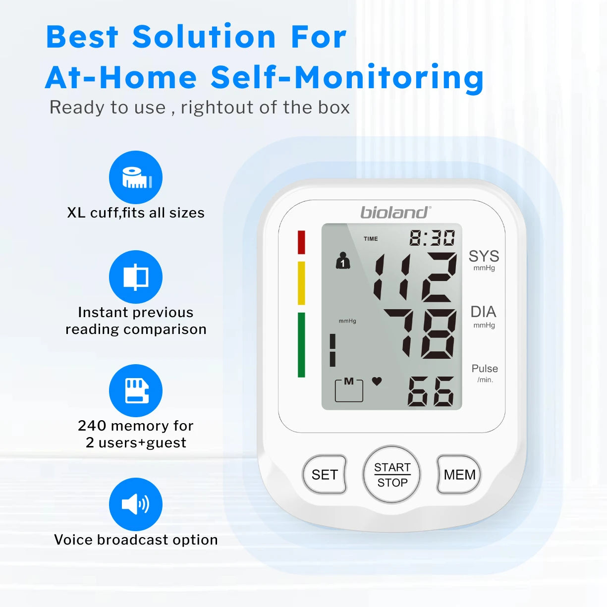 Automatic Upper Arm Blood Pressure Monitor