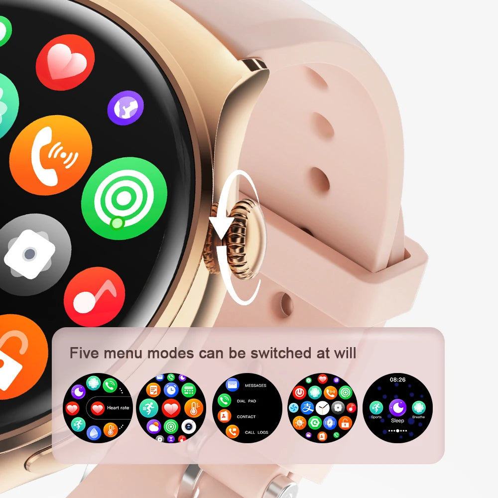 2025 Women’s GPS Smartwatch – NFC & Bluetooth