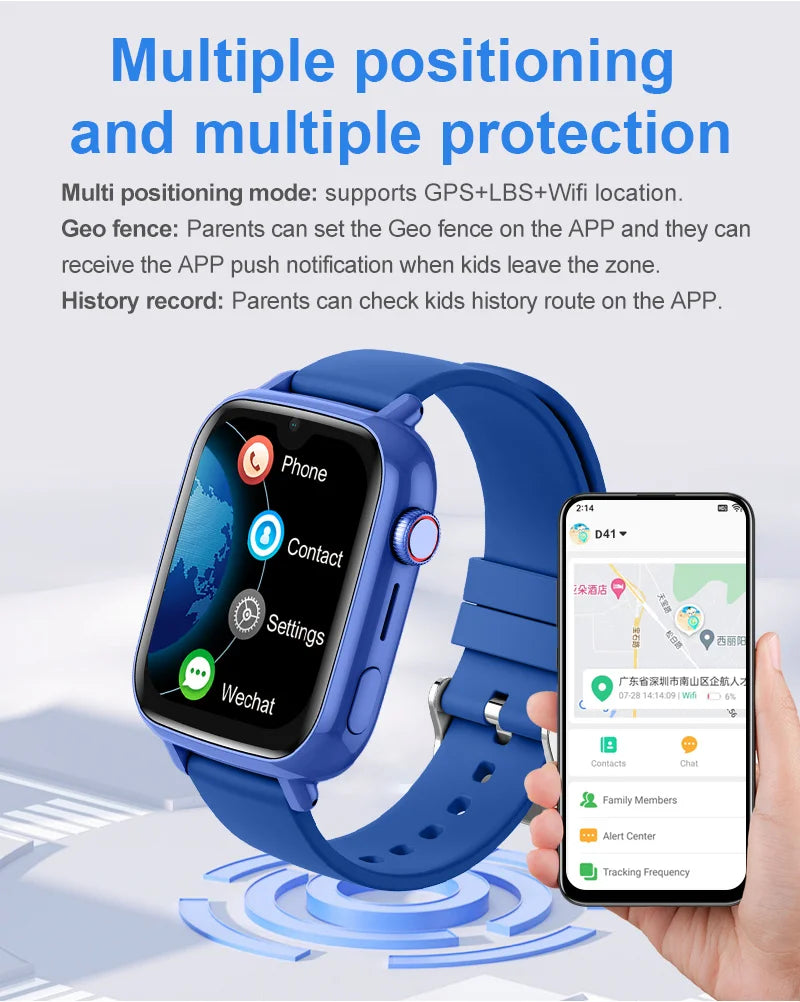 4G Kids Smartwatch – GPS & Video Call