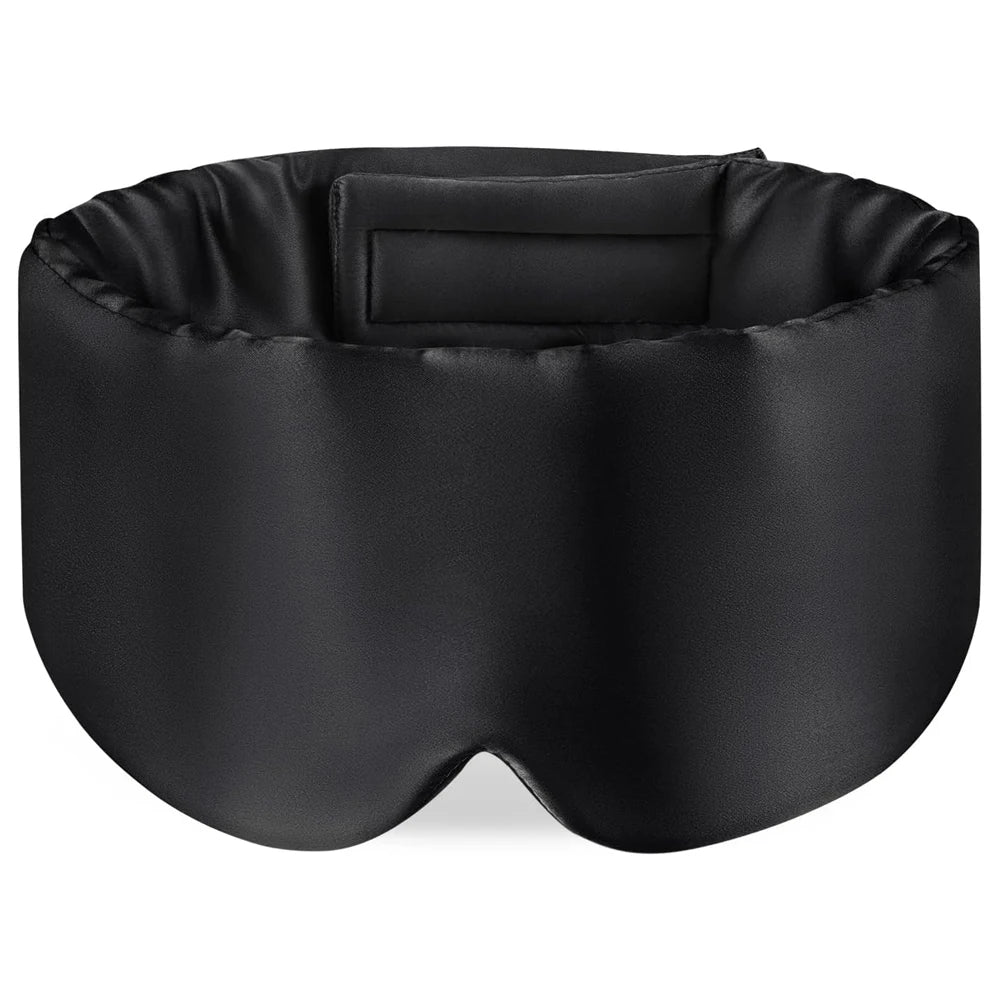 100% Mulberry Silk Sleep Mask – Padded Eyepatch