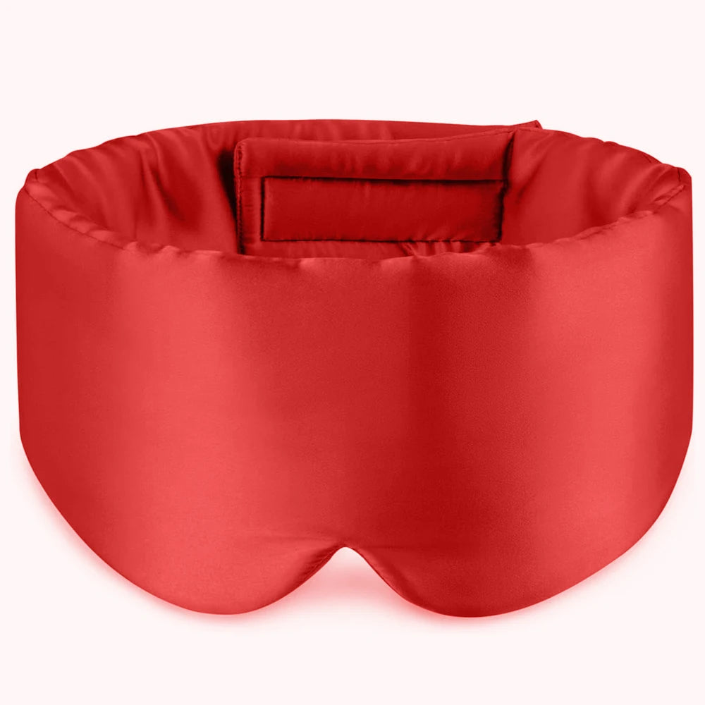 100% Mulberry Silk Sleep Mask – Padded Eyepatch