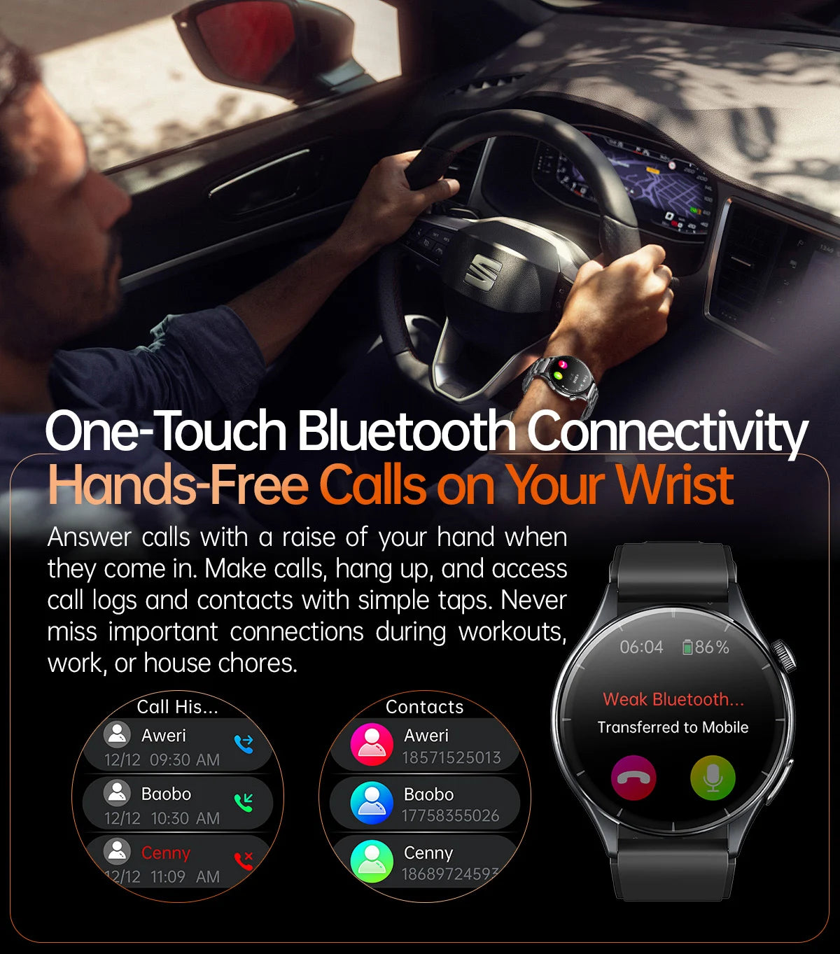 2025 ECG+PPG Smart Health Watch