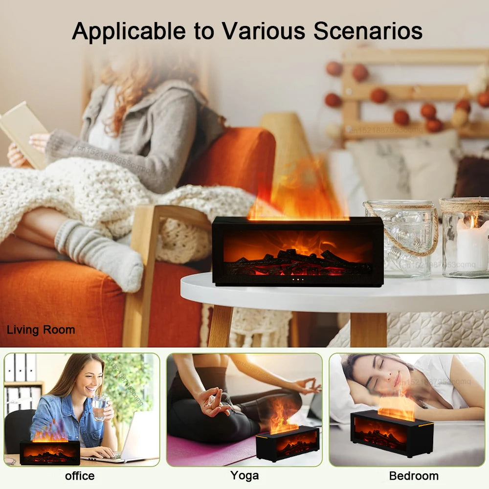 Air Humidifier & Aroma Diffuser with LED