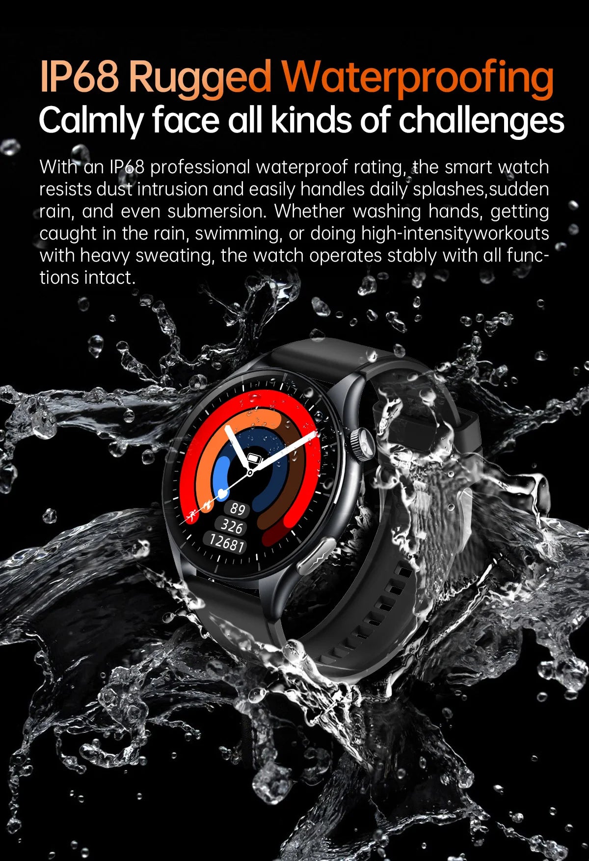 2025 ECG+PPG Smart Health Watch