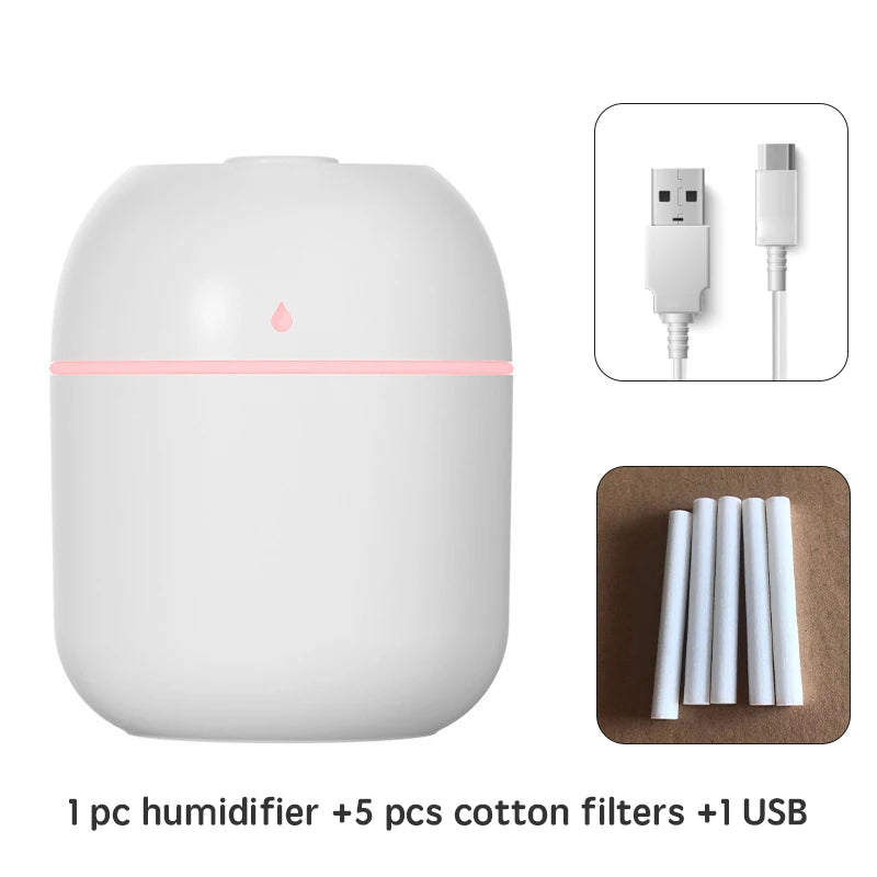 Portable USB Mini Humidifier & Essential Oil Diffuser