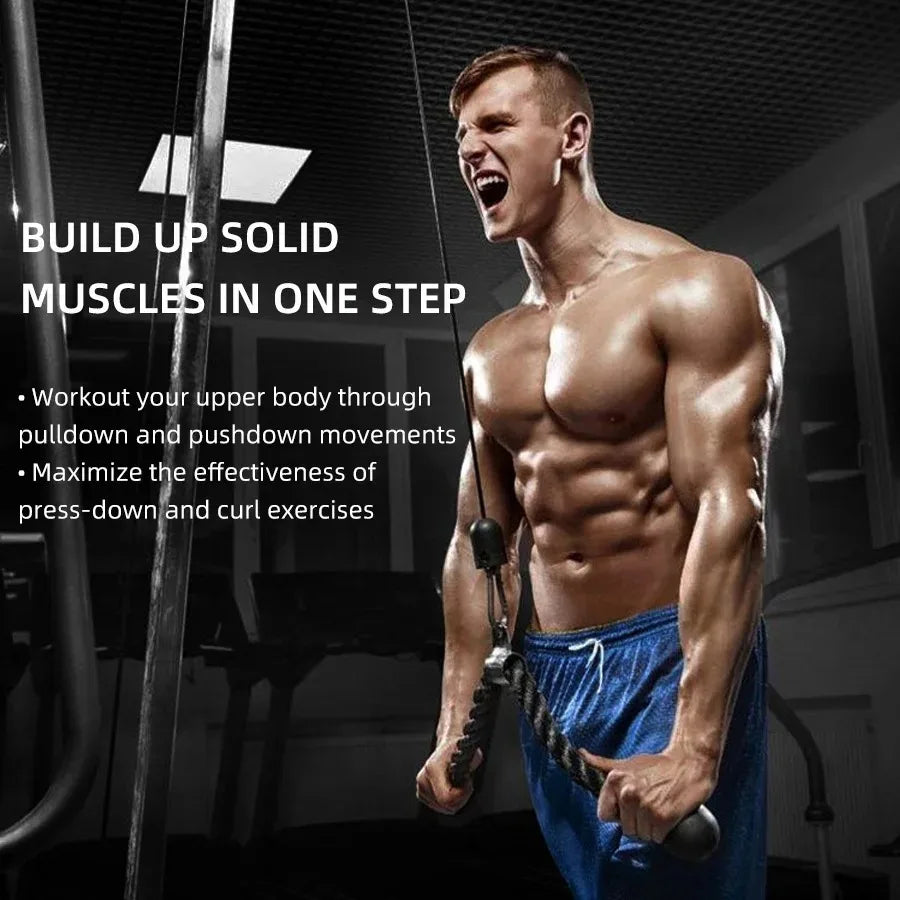 Triceps & Face Pull Rope – Gym Accessory