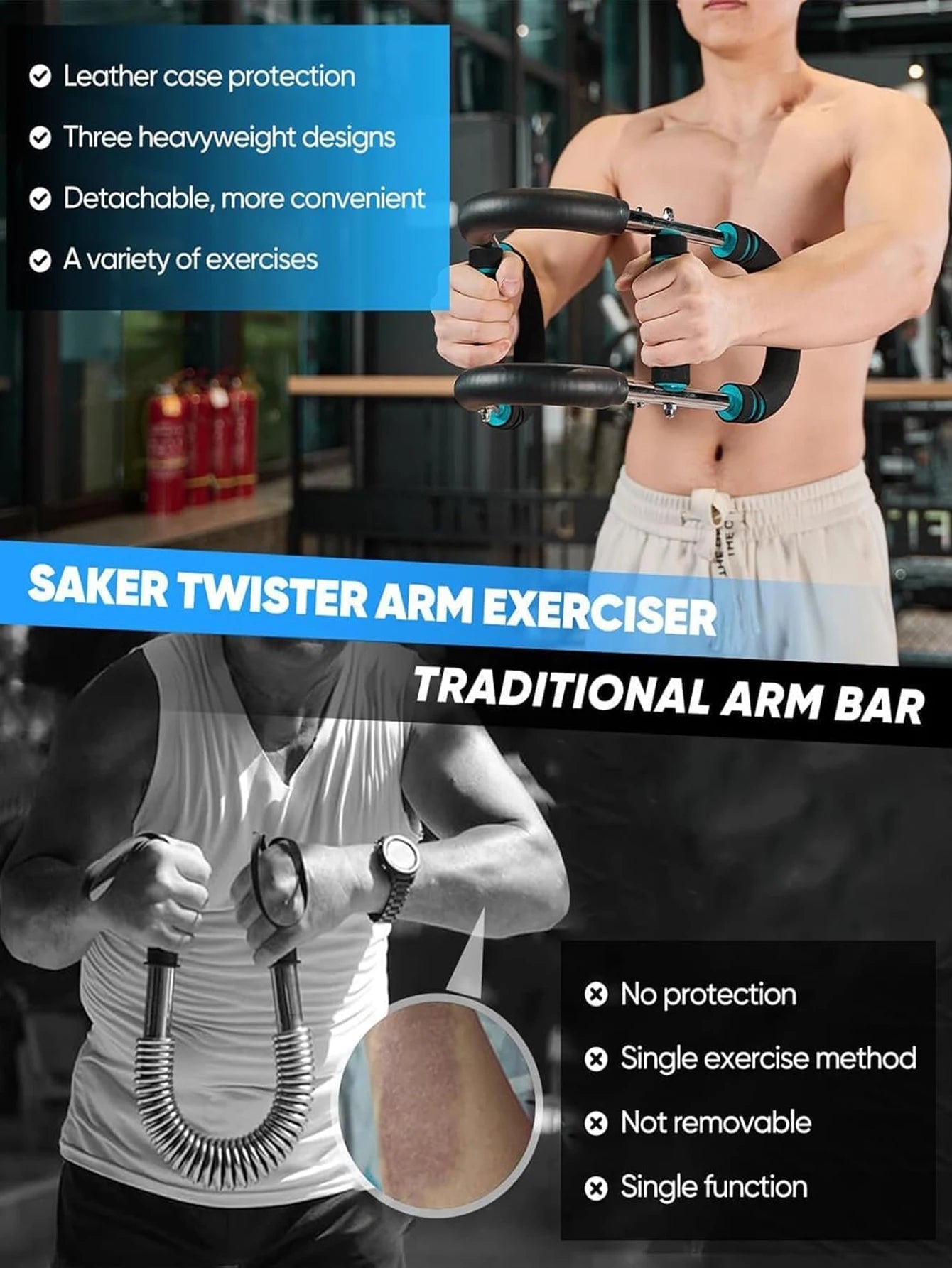 Ultimate Arm Trainer – Adjustable Chest Expander & Shoulder Muscle Exerciser