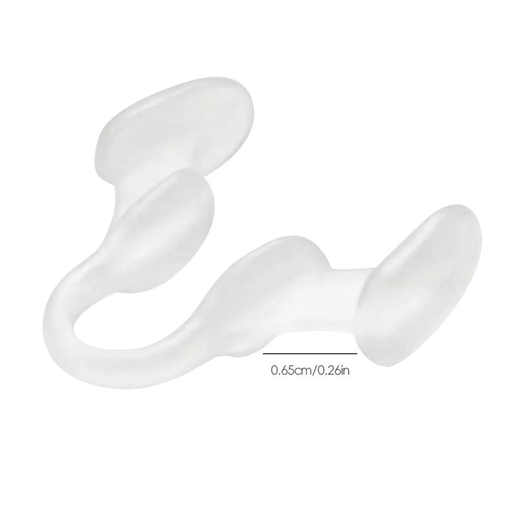 Silicone Anti-Snoring Nose Clip – Comfortable Sleep Aid Breathing Device