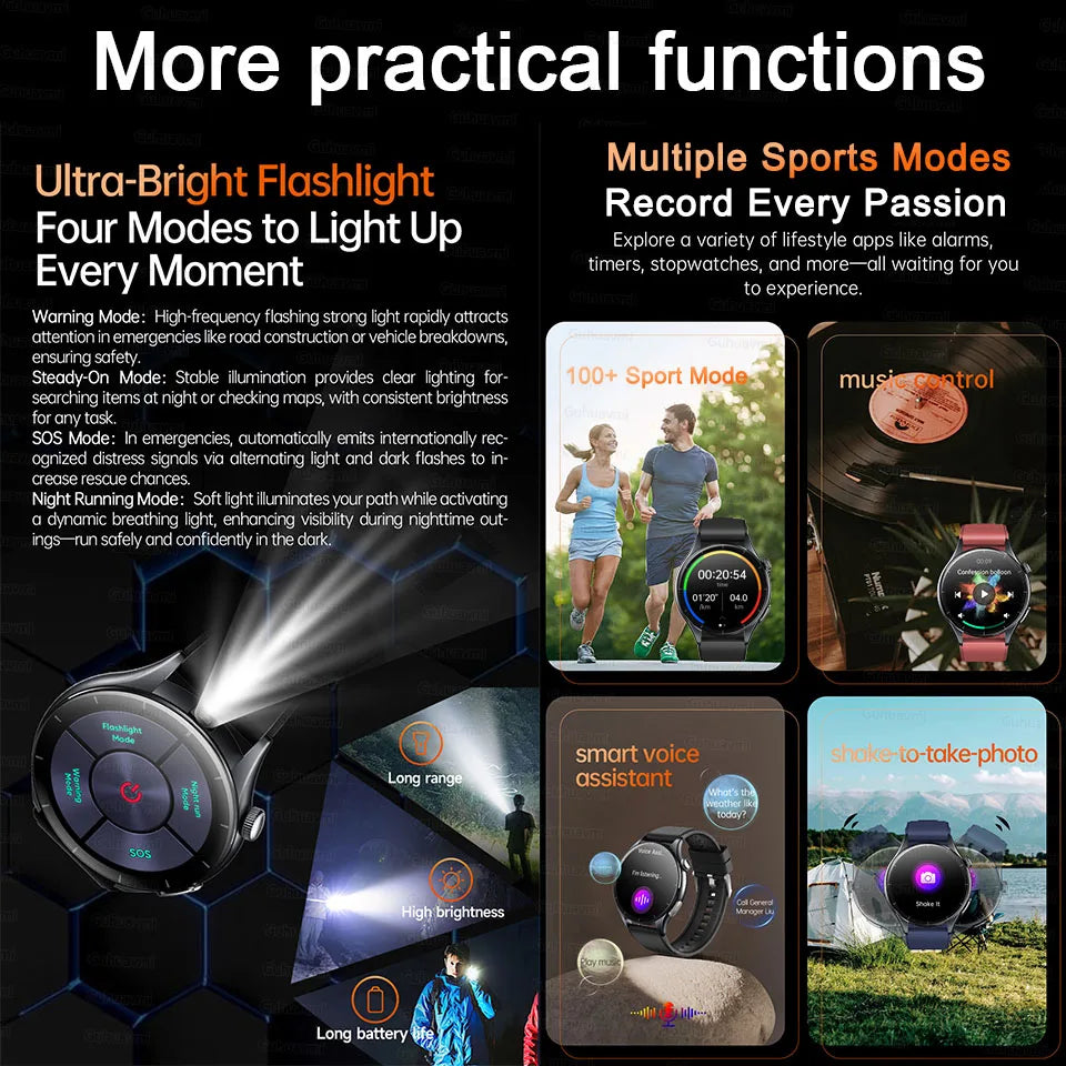 2025 ECG+PPG Smart Health Watch