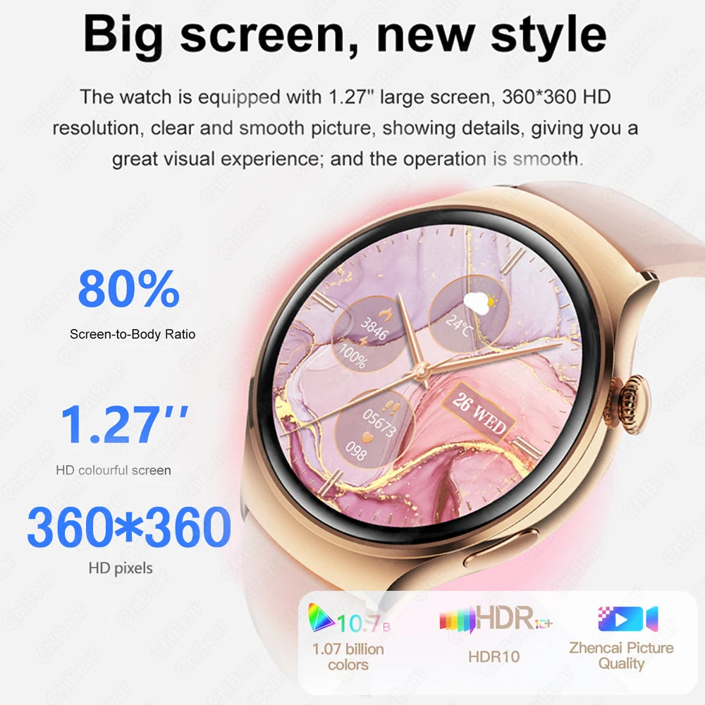 2025 Women’s GPS Smartwatch – NFC & Bluetooth
