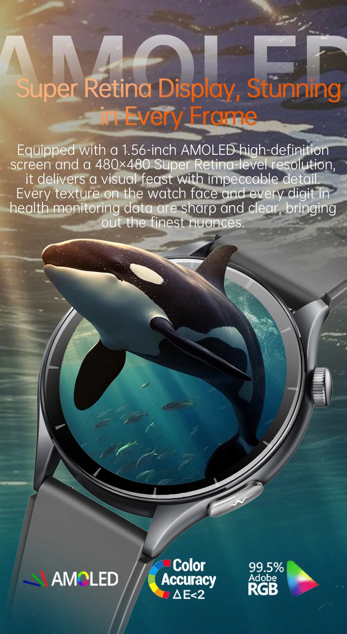 2025 ECG+PPG Smart Health Watch