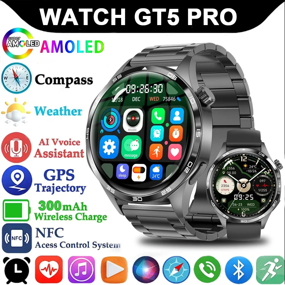 Smart Watch 5 Pro – GPS & AMOLED
