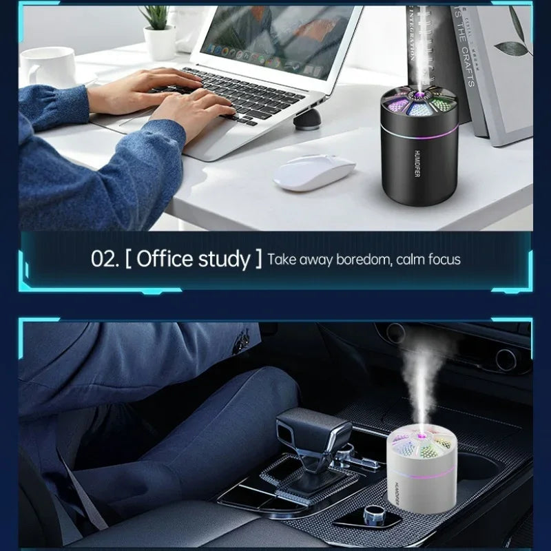 180ml Aromatherapy Air Humidifier with LED Lights