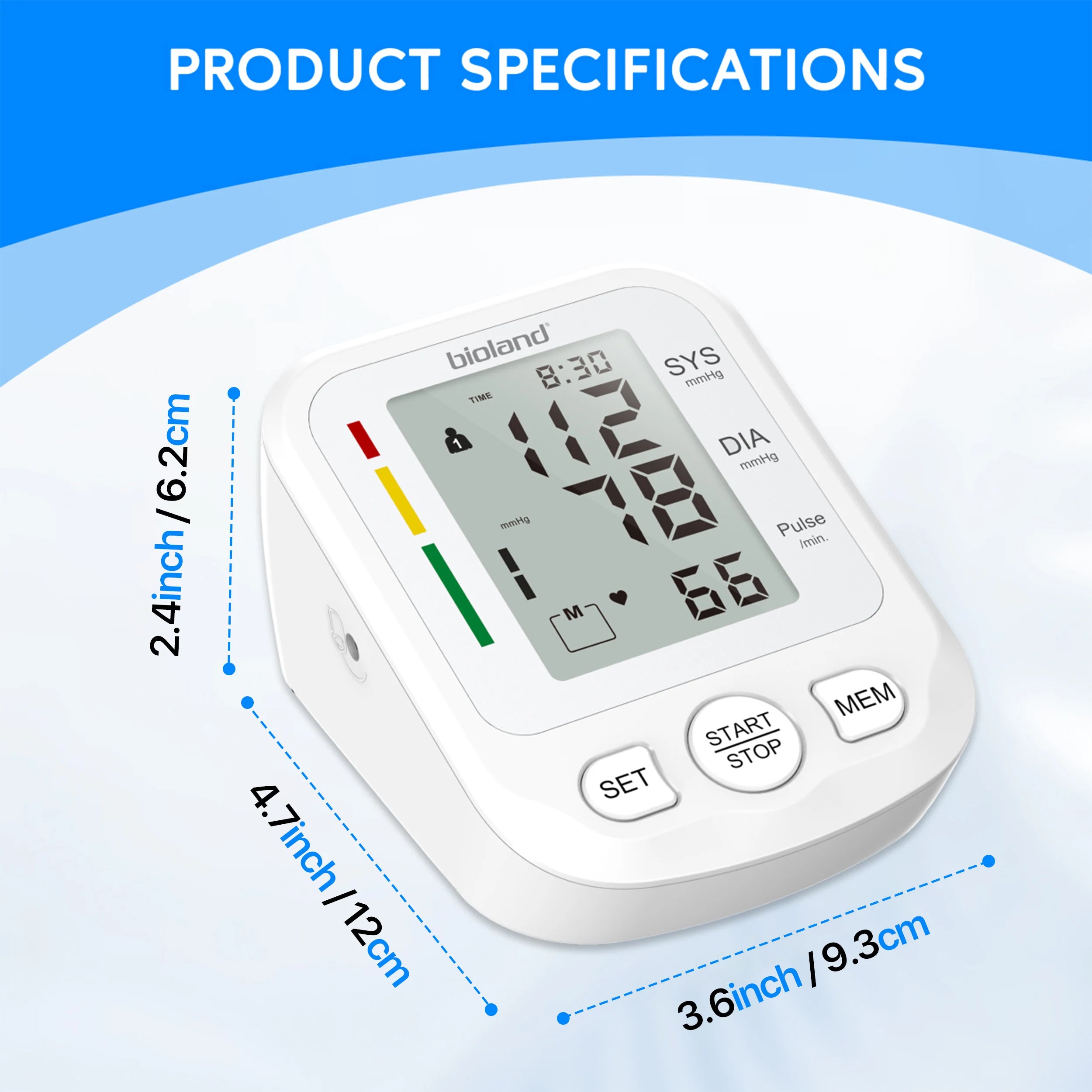Automatic Upper Arm Blood Pressure Monitor
