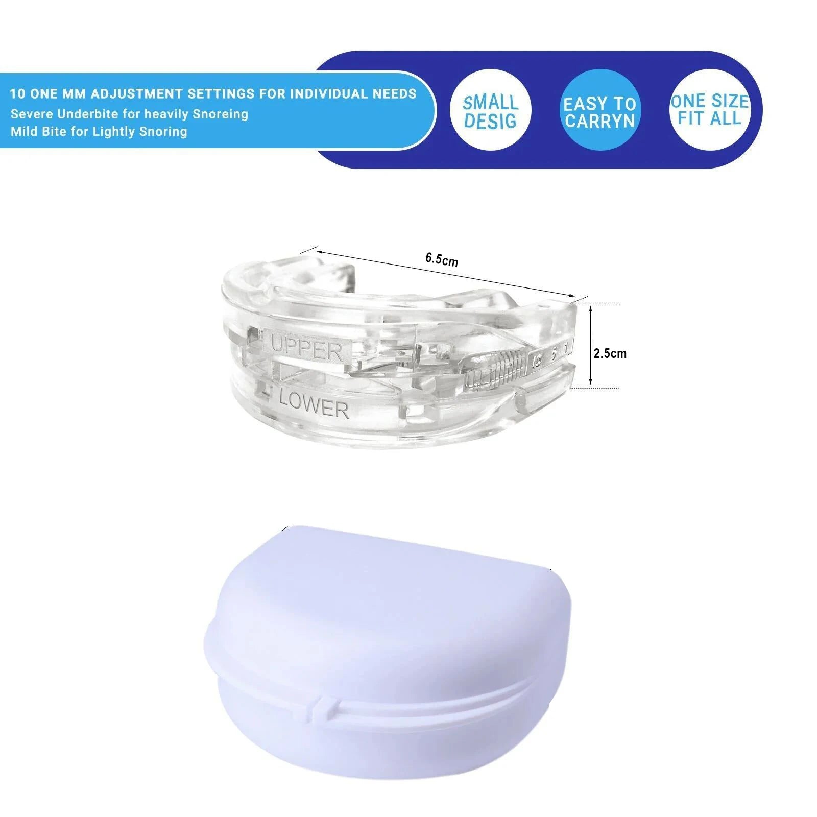 Adjustable Anti-Snoring Mouth Guard
