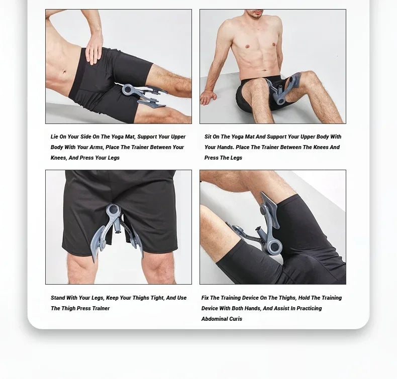 Kegel Fitness Equipment – Pelvic Muscle & Buttock Trainer for Men Home Exercise