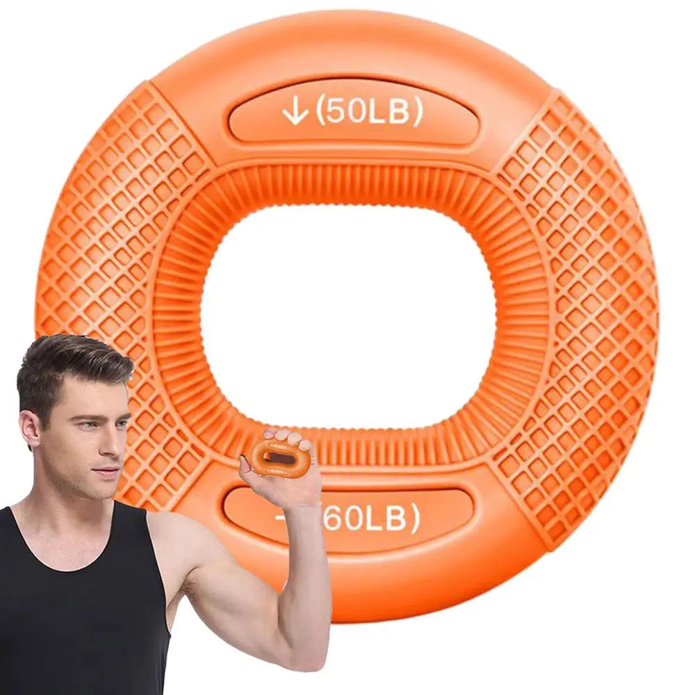 Silicone Finger & Hand Strengthener Ring – Grip Trainer for Muscle Exercise