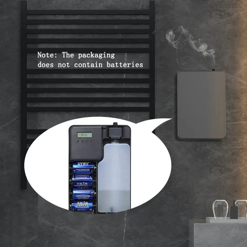 Smart Essential Oil Diffuser – Wall-Mounted Bluetooth Aroma Scent Machine 500ml for Home & Hotel