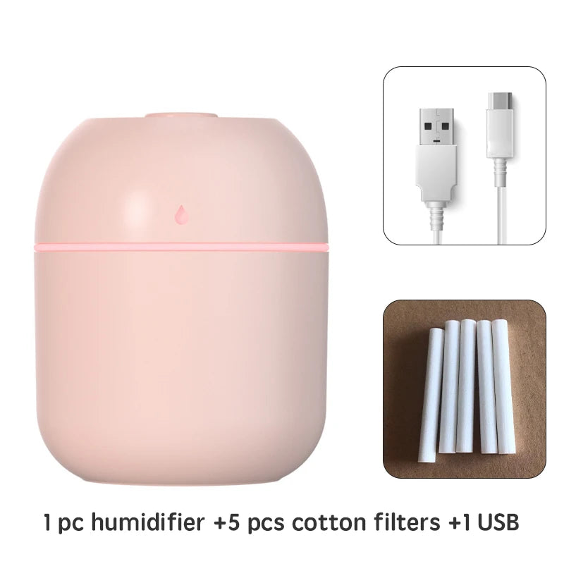 Portable USB Mini Humidifier & Essential Oil Diffuser